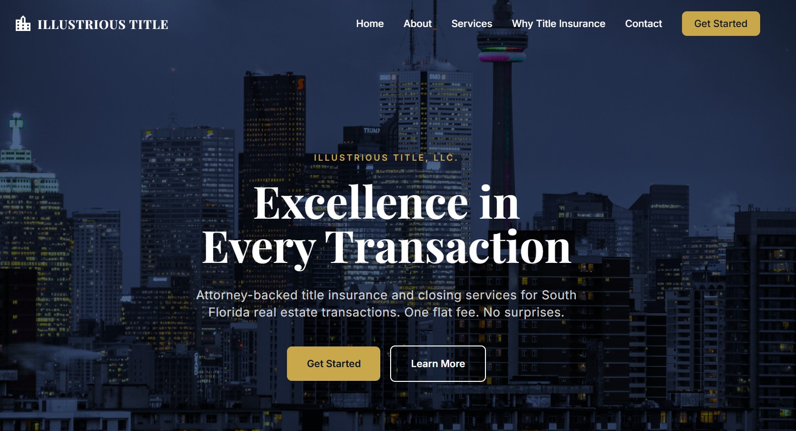 Illustrious Title LLC website